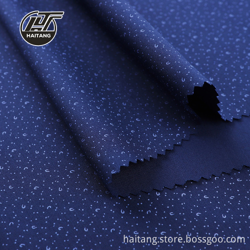 Shirt Cloth Online Printing Microfiber fabric Haitang Woven